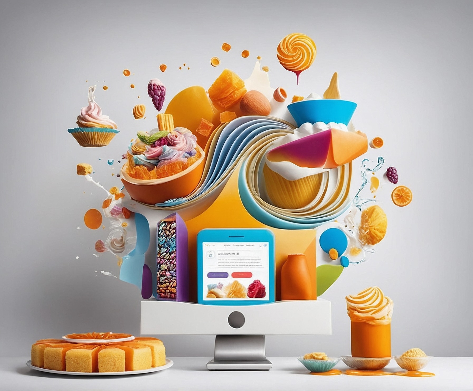 Confitería online irresistible y dulce éxito.